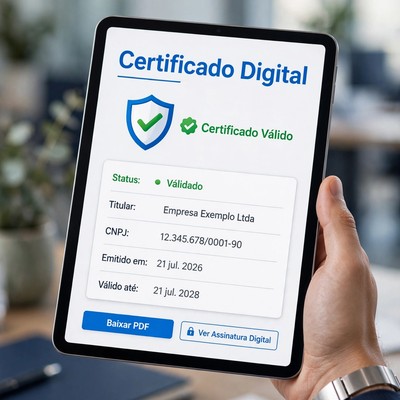 Ícone Certificado Digital